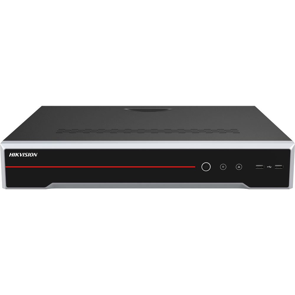 (iDS-7716NXI-P4/16P) Enregistreur NVR Hikvision 16CH gamme SOLUTIONS - 32 Mpx | 16 ports PoE IEEE 802.3 af/at - AcuSeek, recherche par texte jusqu'à 16 CH - Alarmes | Audio | 4 HDD | jusqu'à 8 haut-parleurs IP - Bande passante 256 Mbps | AcuSearch - MD 2.0 | AcuSense | Reconnaissance des visages | ANPR
