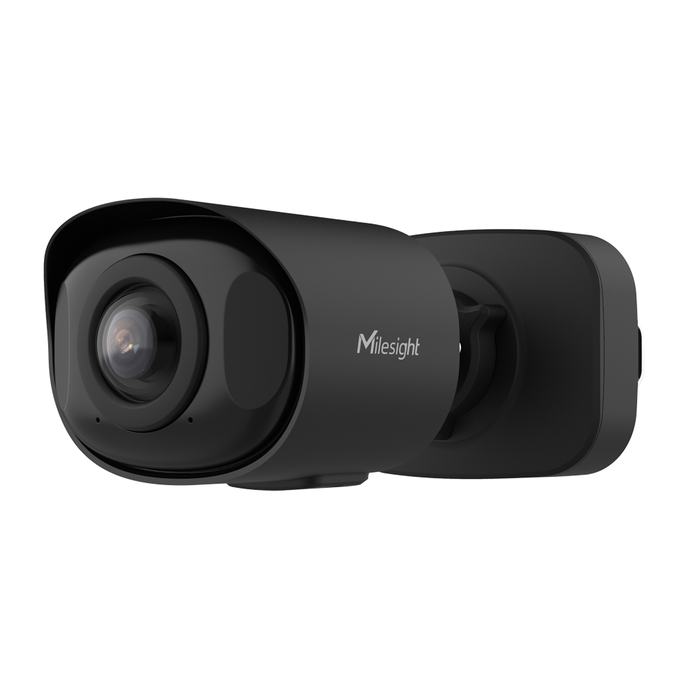 (MS-C8165-PE-BLACK) Caméra IP 8 Mpx Panoramique 180º - 1/2.8" Progressive Scan CMOS - Objectif de 1.68mm@ F2.0 - Illumination IR jusqu'à 15m - WEB, Software CMS, Smartphone et NVR - Compatible avec ONVIF | Métadonnées