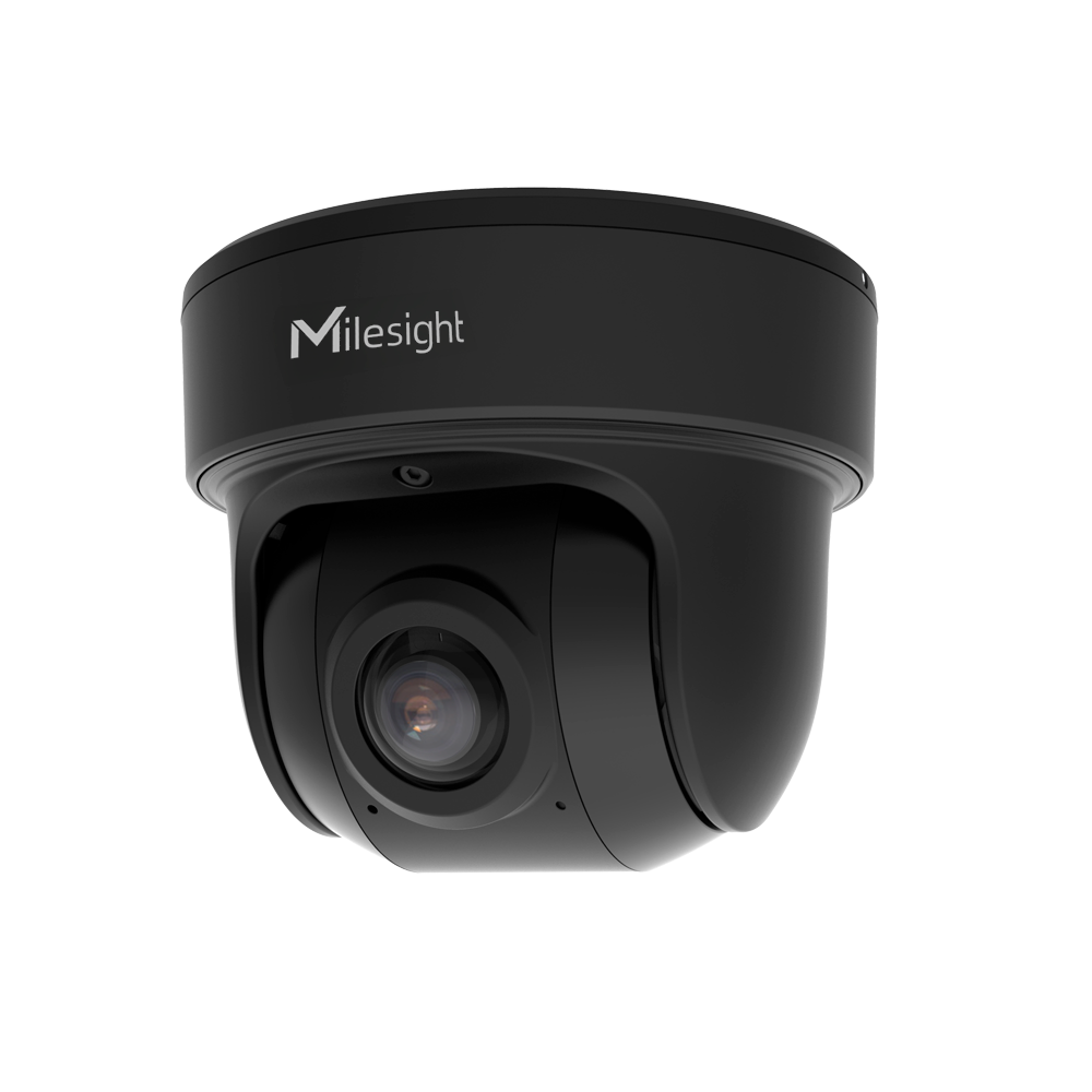 (MS-C8176-PE-BLACK) Caméra IP avec IA 180º Mini dôme - Résolution 4K - 1/2.8" Objectif CMOS 1.68mm - Illumination IR jusqu'à 15m - Analyse vidéo de l'IA basée sur les personnes et les véhicules - Certifié IP67 - IK10 - NDAA