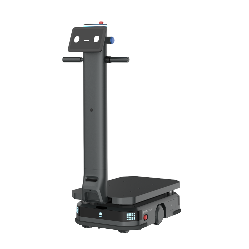 (PUDU-T600) Robot de livraison de charges lourdes - Capacité de charge maximale de 600 kg - Identification des zones de stockage - Intégration avec les ascenseurs - Stratégie de gestion intelligente du trafic - Évitement dynamique d'obstacles