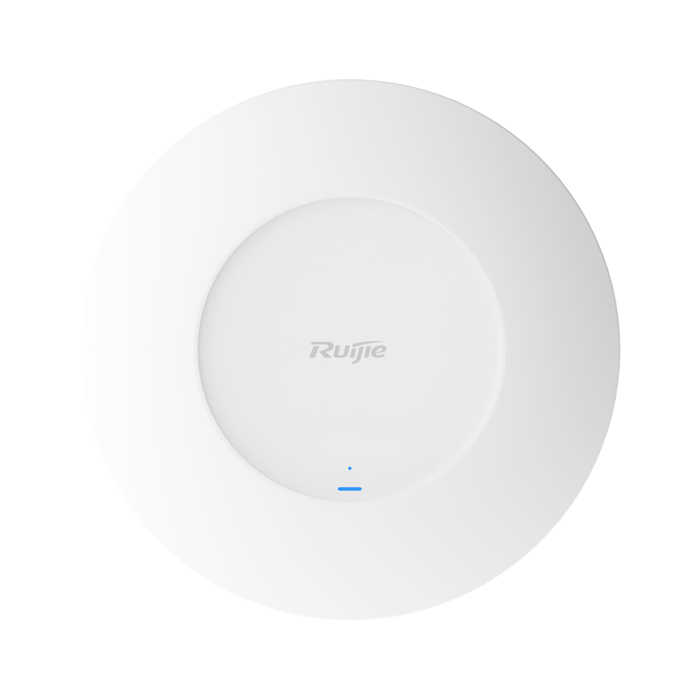(RG-APF2260(MG)) Punto de acceso Wi-Fi 6 AX3000 de alto rendimiento - Puerto óptico SC de 2.5 Gbps integrado - Diseño Ultra-Slim de solo 35 mm de grosor - Soporta alimentación PoE, DC y tecnología POF - Roaming inteligente AI entre APs Ethernet y e-Lighten - Gestión unificada mediante Ruijie Cloud gratuita