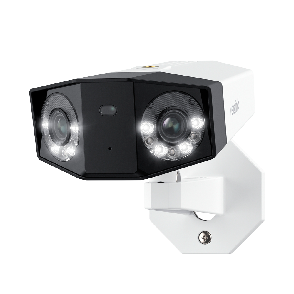 (RL-P730-IPCAM-POE-W) Caméra Reolink 8MP Duo 2 PoE  - 8MP (4608X1728) @ 20FPS - PoE / 180º Panorama / Éclairage LED - Zoom automatique - Audio bidirectionnel / Emplacement carte microSD - Adapté pour extérieur