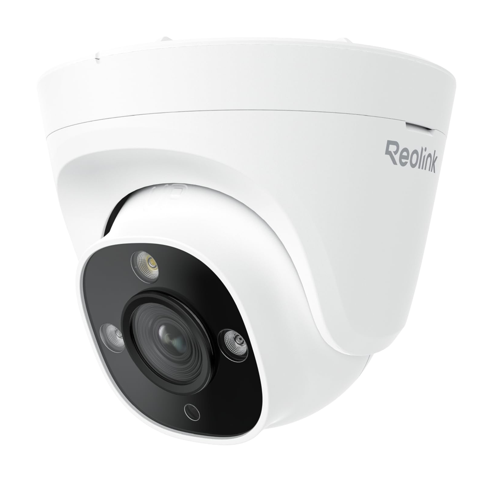 (RL-RP-PCT12-POE-W) Caméra IP Reolink Turret 12MP PoE  - 12MP (4512x2512) @ 25fps - PoE / Éclairage LED - Zoom numérique 5X - Audio bidirectionnel / Emplacement carte microSD - Adapté pour extérieur