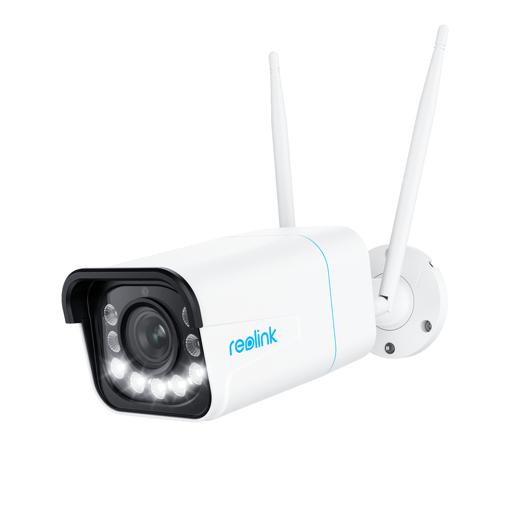 (RL-W430) Caméra IP bullet double WiFi Reolink - 8MP (3840 x 2160) | 4K Ultra HD - Wi-Fi 2.4GHz 5 GHz | Voyant LED - Zoom optique 5X - Détection de personnes / véhicules / animaux de compagnie - Adapté pour extérieur