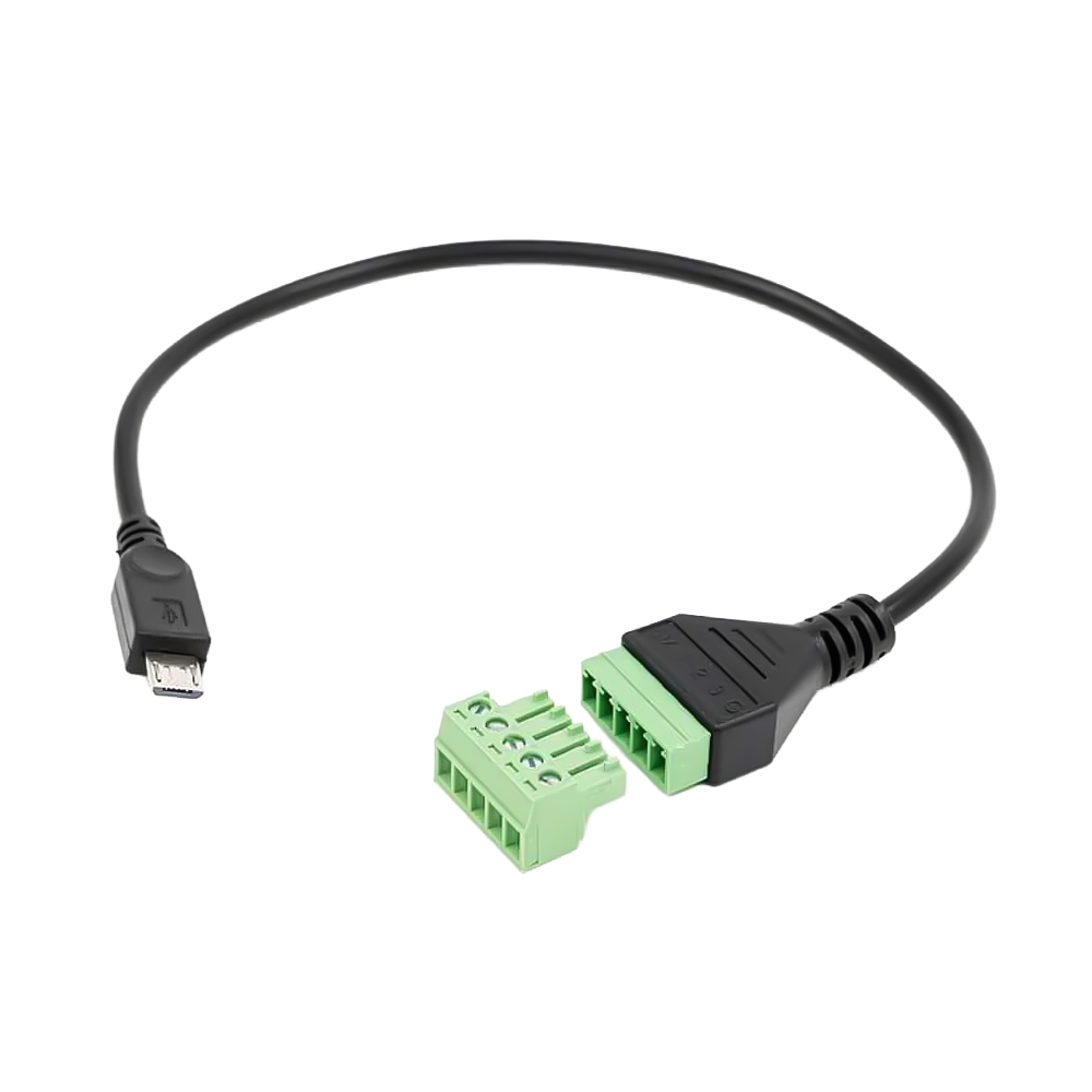 (SH-PILL-MICROUSB-TERMINAL-ADDON) Module d'extension pour connecteur micro USB Shelly Pill - Convertit les broches logiques en bornes physiques - Permet d'ajouter des capteurs aux modules Shelly Plus - Facilite le flasheo du firmware alternatif - Compatible Micro-USB: 5V Courants continus régulés - Utilisation principale: Connexion des capteurs et flasheo se