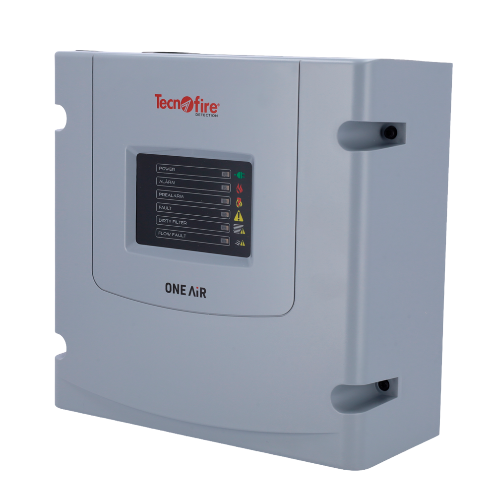 (TF-ONEAIR-CV) Tecnofire - Detector aspiración 1 canal convencional - Longitud máxima de tubería 400 m - EN 54-20:2006, EN 54-17:2005