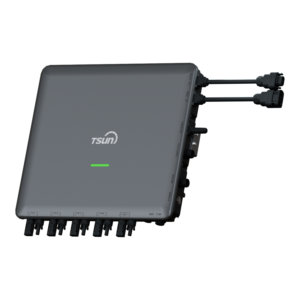 (TSOL-MH2000) Microinversor Híbrido TSUN - Potencia 2000W - Compatible con TSOL-B2000 y otros - Monitorizable con App - Para soluciones On-Grid y Off-Grid - Ligero y de tamaño reducido