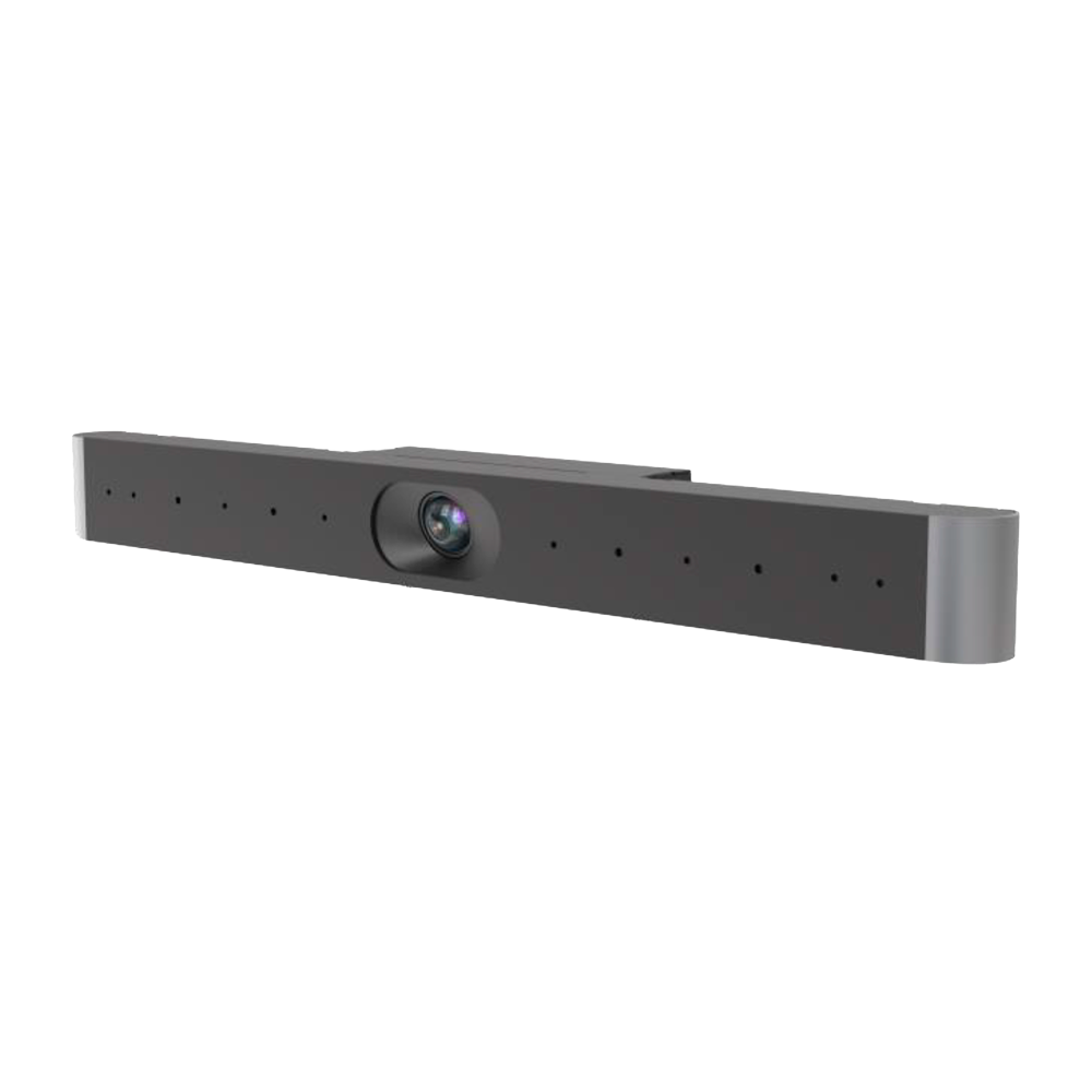 (UV-HB-CA08E) Barre équipée d'une caméra et de microphones - Résolution 4K - Angle de vision 112º - Tableau de 8 microphones - Rayon d'action 8 m - Compatible avec V-MW35xx-U-CE