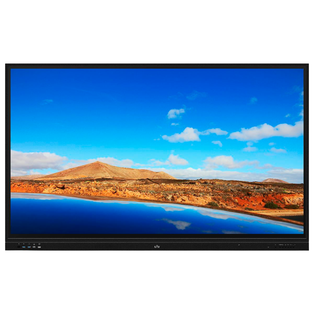 (UV-MW3565-T-S) Uniview - Écran LED interactif 75" - Résolution 4K - Android OS 11.0 - Écran tactile