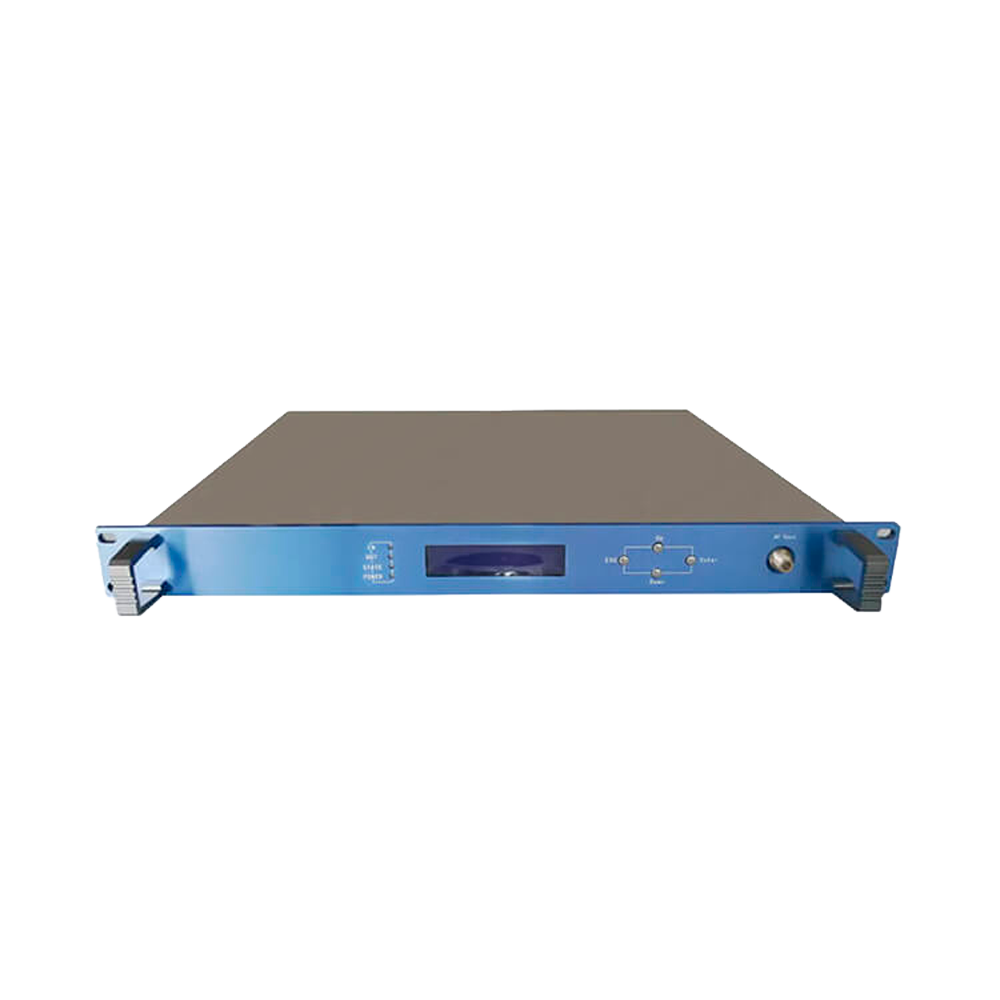 (VSOL-V8610TD-10) Vsol Émetteur optique à modulation directe - Laser DFB de 1550 nm à haute linéarité - Largeur de bande RF: 45–870 / 1000 MHz - Contrôle AGC/MGC pour la stabilité du signal -  Idéal pour les réseaux HFC métropolitains (CATV / PON) - Format montable en rack 19 pouces