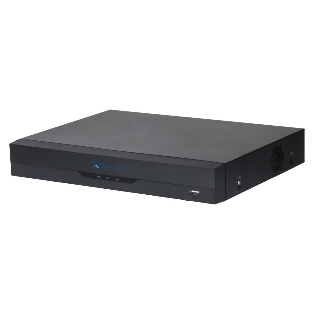 (XS-XVR6116T-4KL-WIZ) Videograbador 5n1 X-Security - 16 CH analógicos / 16+16 CH IP - Audio sobre coaxial - Resolución grabación 4K - AcuPick | Reconocimiento facial | SMD Plus - WizSense | Protección Perimetral | EPTZ | POS