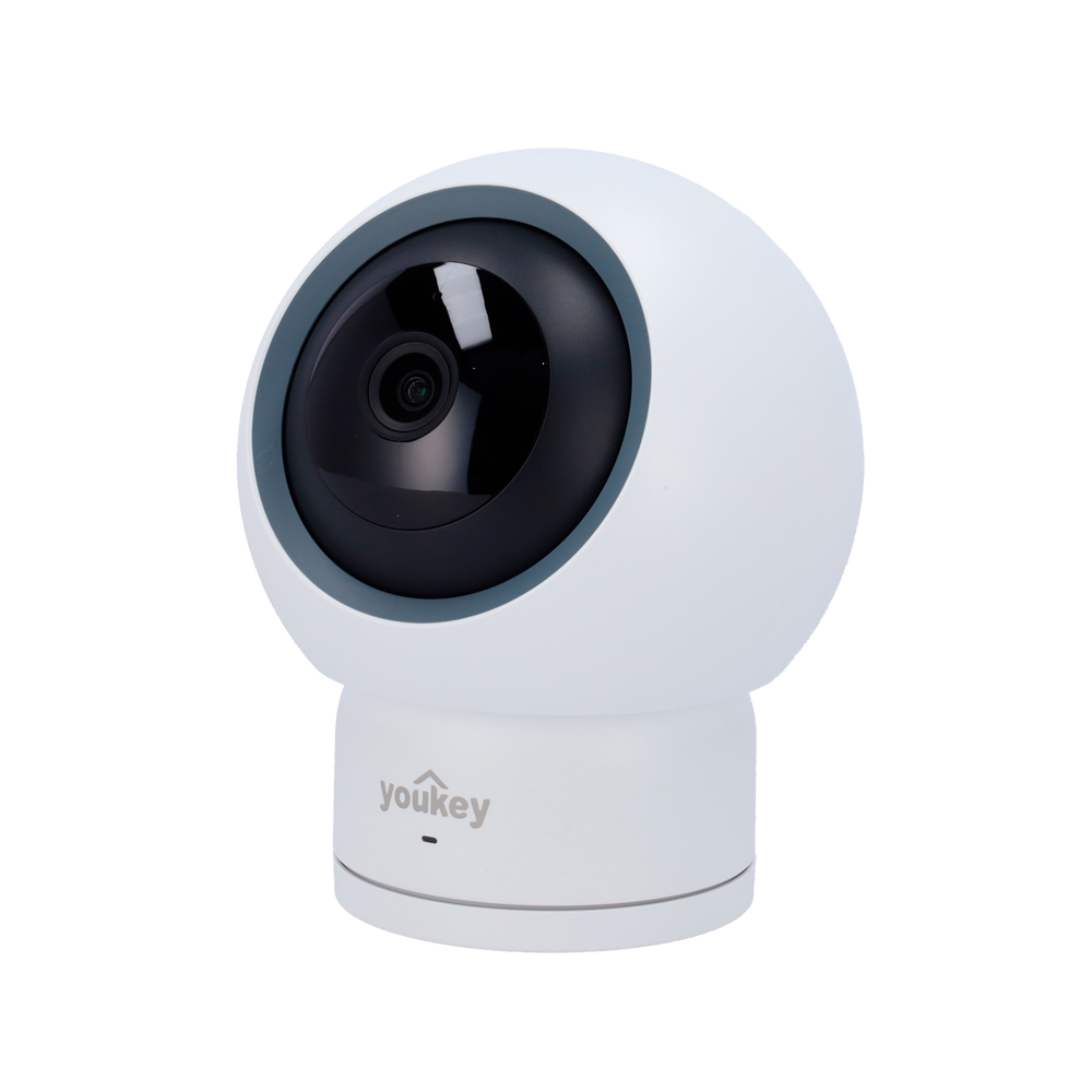 (YOK-P310) Caméra PT Youkey - 4 MP | 2.8 mm | IR 5 m - Détection de mouvement | Suivi des personnes - Détection de personnes | Détection d'animaux domestiques - Détection des pleurs - Wi-Fi | Micro | Haut-parleur | microSD