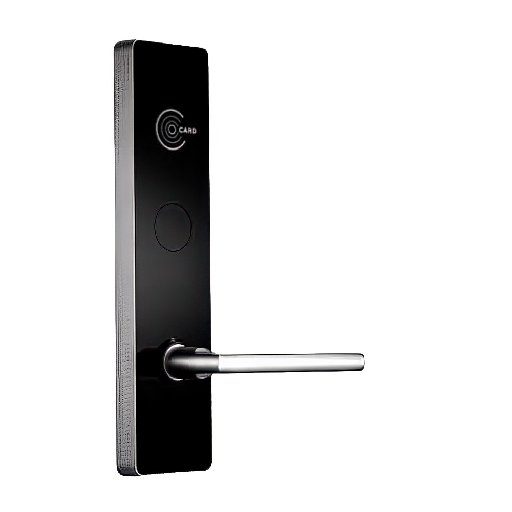 (ZK-ZL500R) Cerradura de hotel online - Apertura por tarjeta MF - Backset 62.5 mm | Apertura derecha - Autónoma 4 x pilas AA - Bombín de emergencia - Gestión con software ZKBio CVSecurity