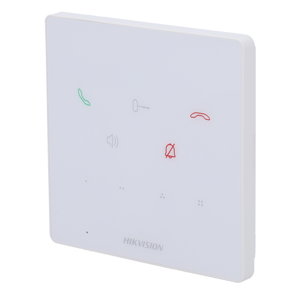 (DS-KH7000EY-E2/White) Interphone pour portier vidéo - Sans écran - Audio Bidirectionnel - 2 Fils HD - Montage en surface | Blanc