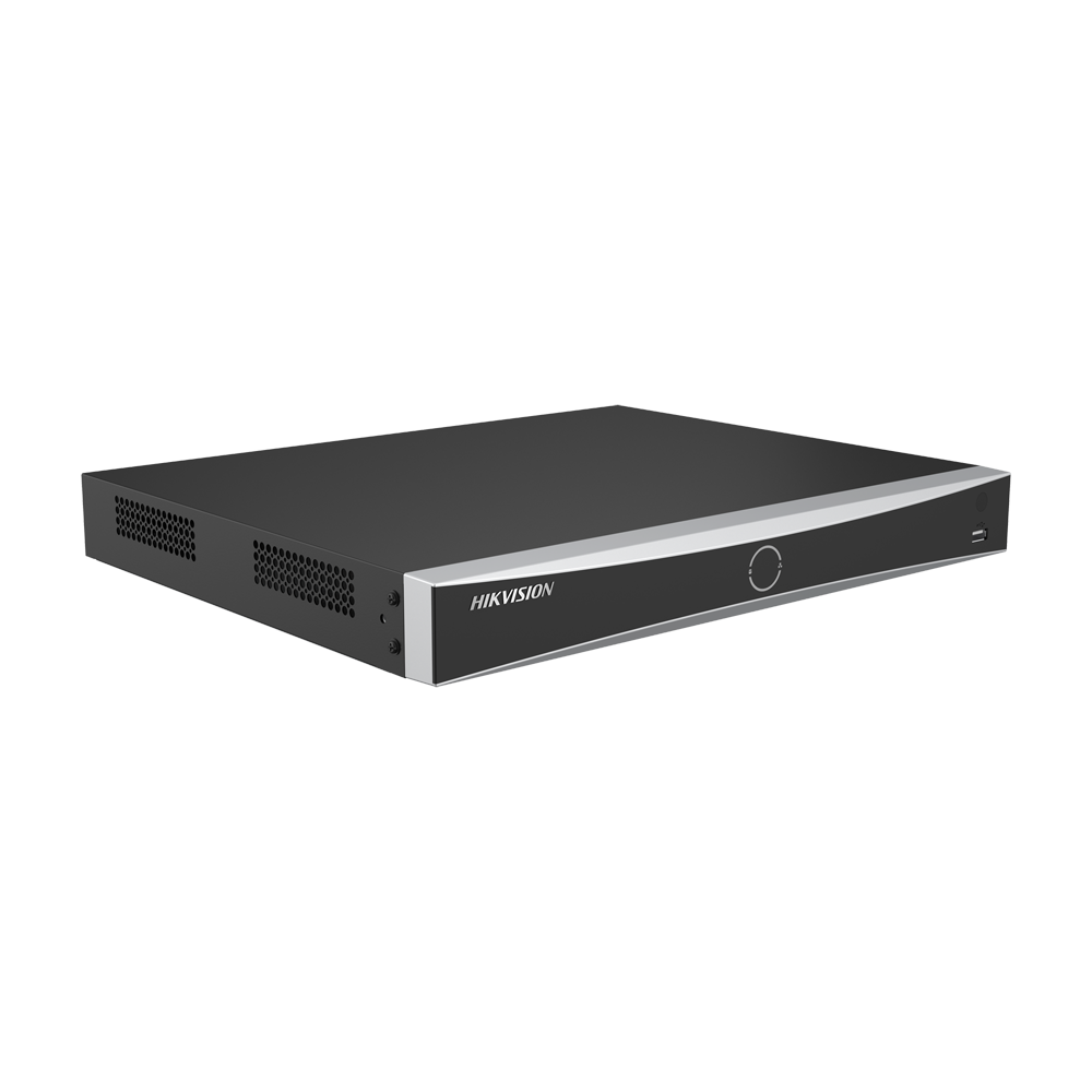 (DS-7632NXI-I2/16P/VPro) Hikvision - Gamme PRO - Enregistreur NVR 32 CH IP | 16 ports POE af/at - Résolution de l'enregistrement 32Mpx | Alarmes | AcuSense - Bande passante 192 Mbps | Supporte 2 disques durs - AcuSeek, recherche textuelle jusqu'à 32CH