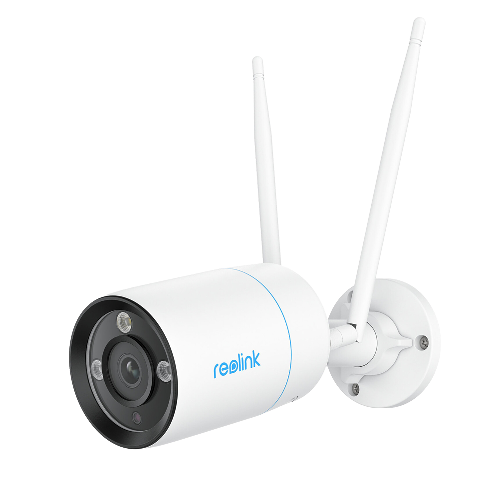 (RL-W330) Reolink Camara Dual WiFI W330 - 8MP (3840x2160) - IR 30 m / Dual WiFi - Deteccion de Personas / Vehículos - Audio Bidireccional / Ranura MicroSD - Apta para exterior