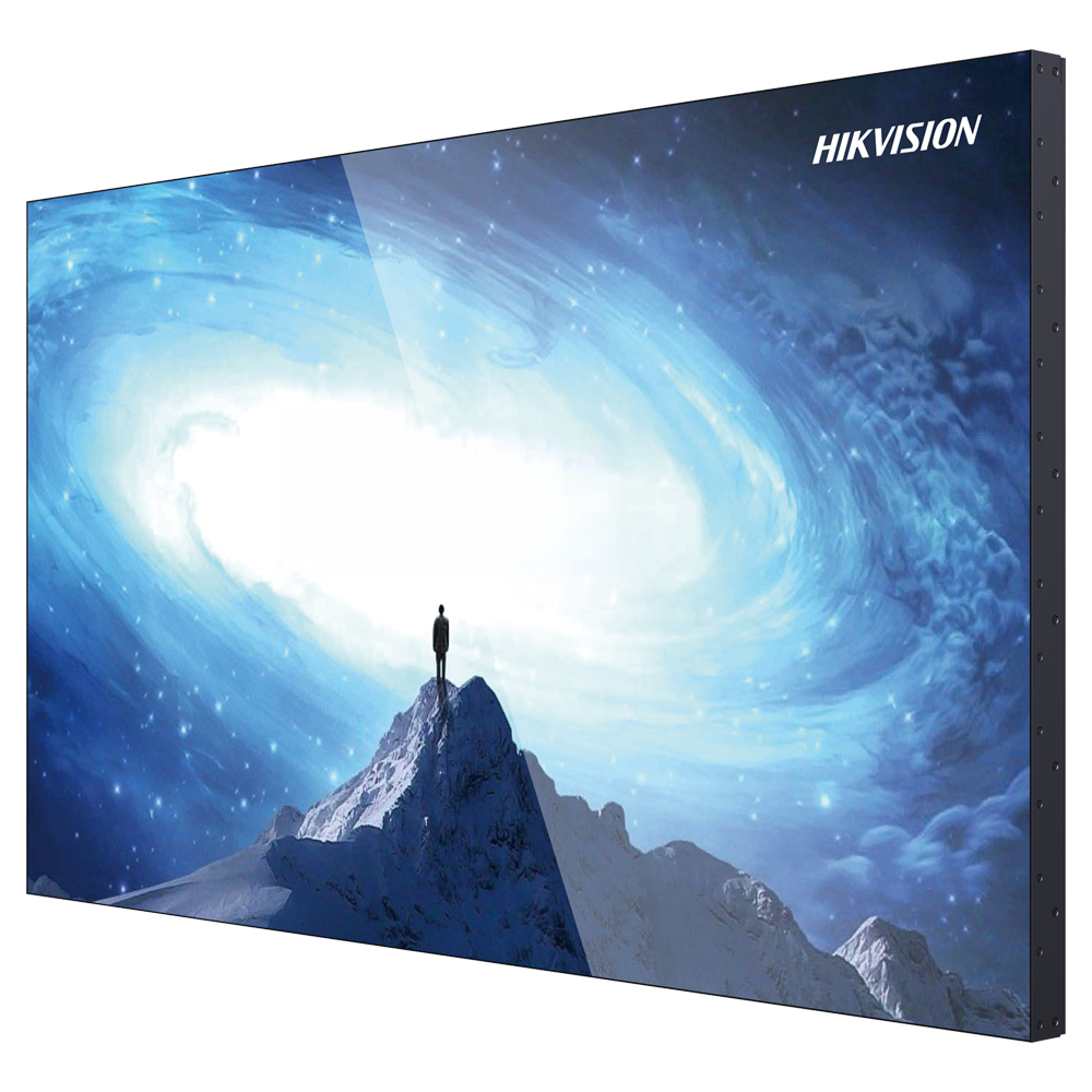 (DS-D2055UL-0B) Moniteur mur d'images 55" - Résolution FHD - Luminosité 500 nits - Cadre 3,5 mm (A-A) - Fonctionnenent 24/7 - Orientation horizontale