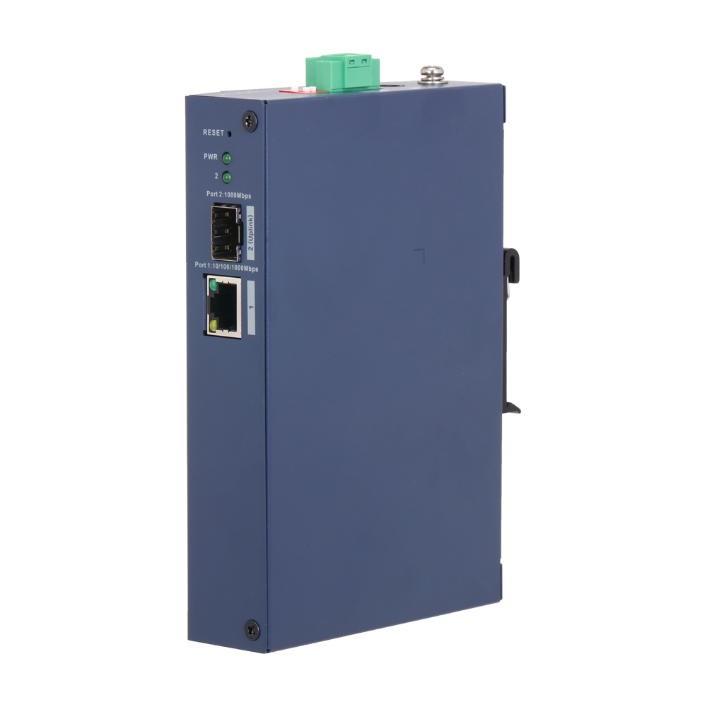 (XS-SW1GE1SFP-MGD) Commutateur configurable L2 avec 1x RJ45 et 1x SFP - Interface cuivre 10/100/1000 Mbps - Port optique SFP de 1000 Mbps pour la liaison montante - Gestion double via une interface Web et le cloud - Contrôle des surtensions configurable par matériel - Mode géré ou Plug&amp;Play