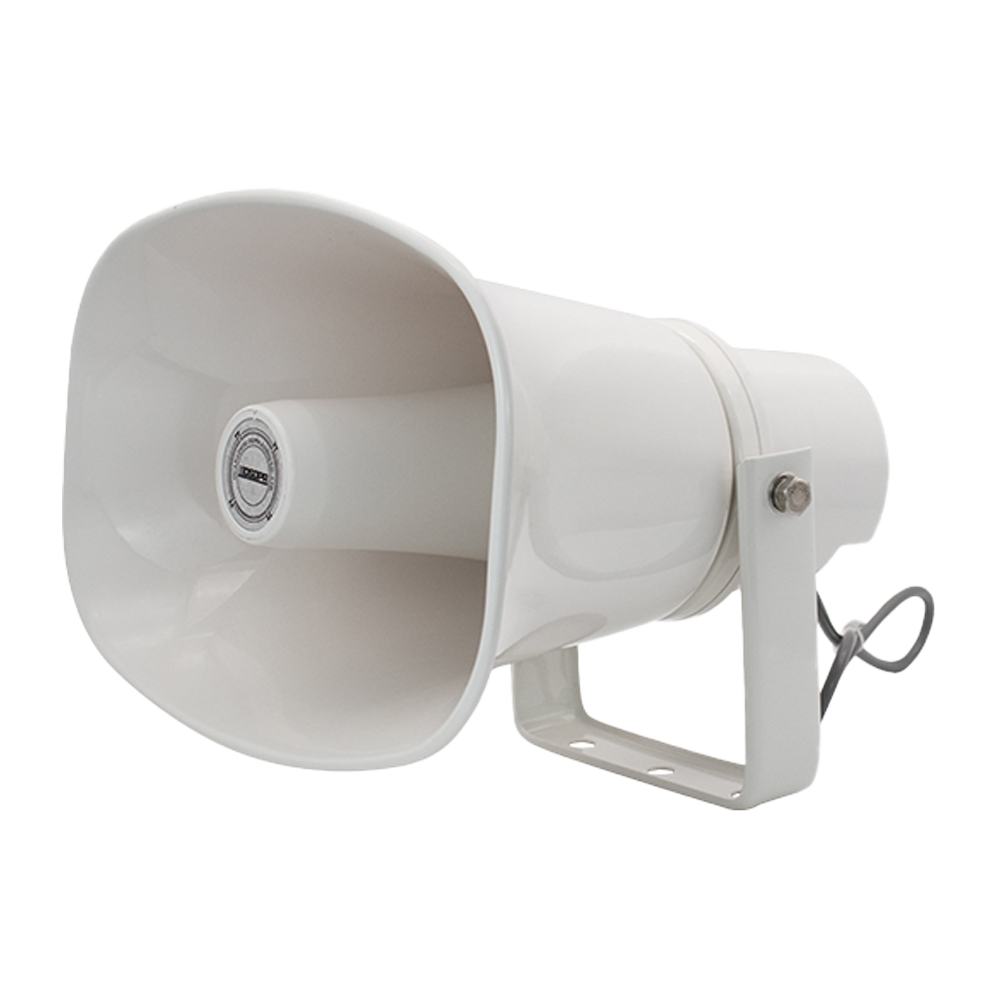 (DSPPA-DSP1130) Enceinte exponentielle DSPPA - Ligne 100V et faible impédance 8Ω - 30W | Pilote de compression - 102dB | 117dB SPL max | 310Hz-5kHz - Optimisée pour les messages vocaux - Extérieur | Protection IP66