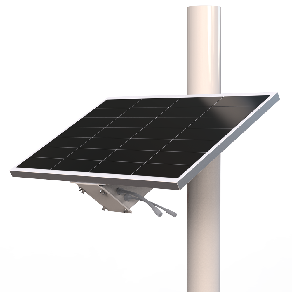 (SF-SOLARKIT-DC-512WH-12V-CLOUD) Kit solaire DC 512WH 80W avec CLOUD - Modem 4G inclus avec une connexion gratuite 1er an - 512W/h | 80W de plaque | 40Ah de batterie | Lithium - Protection de l'IP65 - Idéal pour les appareils électroniques de petite et moyenne taille