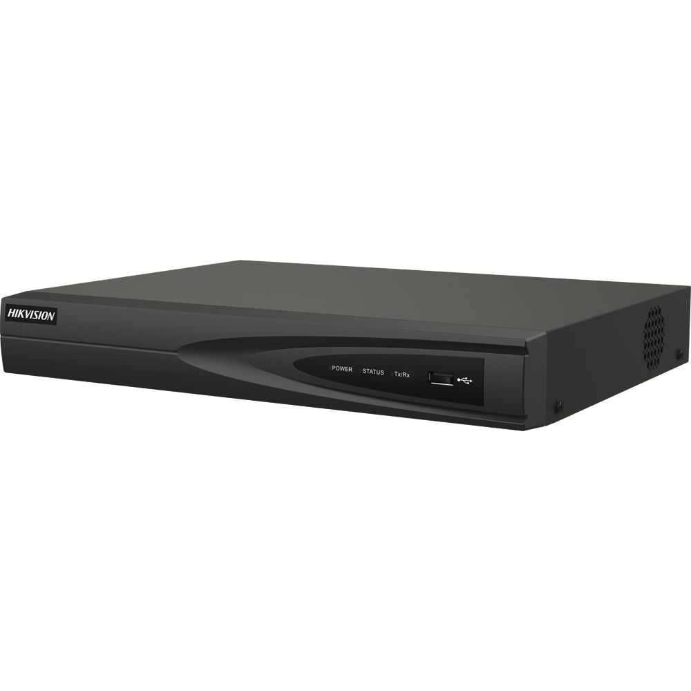 (DS-7604NI-Q1(NEU)(C)) Hikvision - Gamme PRO - Enregistreur NVR 4 canaux IP - Résolution maximale 8Mpx@1ch - Bande passante 40 Mbps | Supporte 1 disque dur - Détection de mouvement 2.0 1 canal