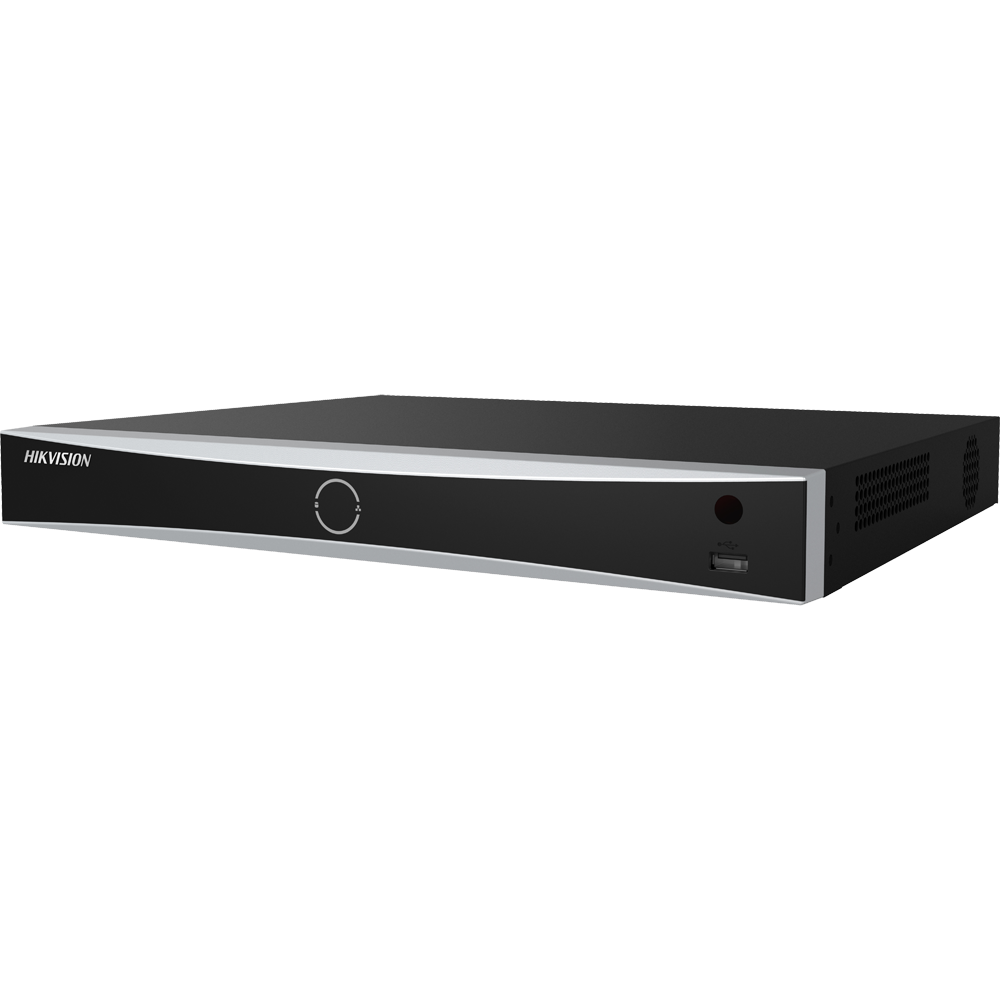 (DS-7608NXI-M2/VPro) Gamme PRO de Hikvision - Enregistreur NVR 8 CH IP | 32 MP - Bande passante 128 Mbps | Supporte 2 disques durs - AcuSense | Reconnaissance faciale | ANPR - HDMI 8K, VGA | Alarmes | Audio bidirectionnel - AcuSeek, recherche textuelle jusqu'à 8CH
