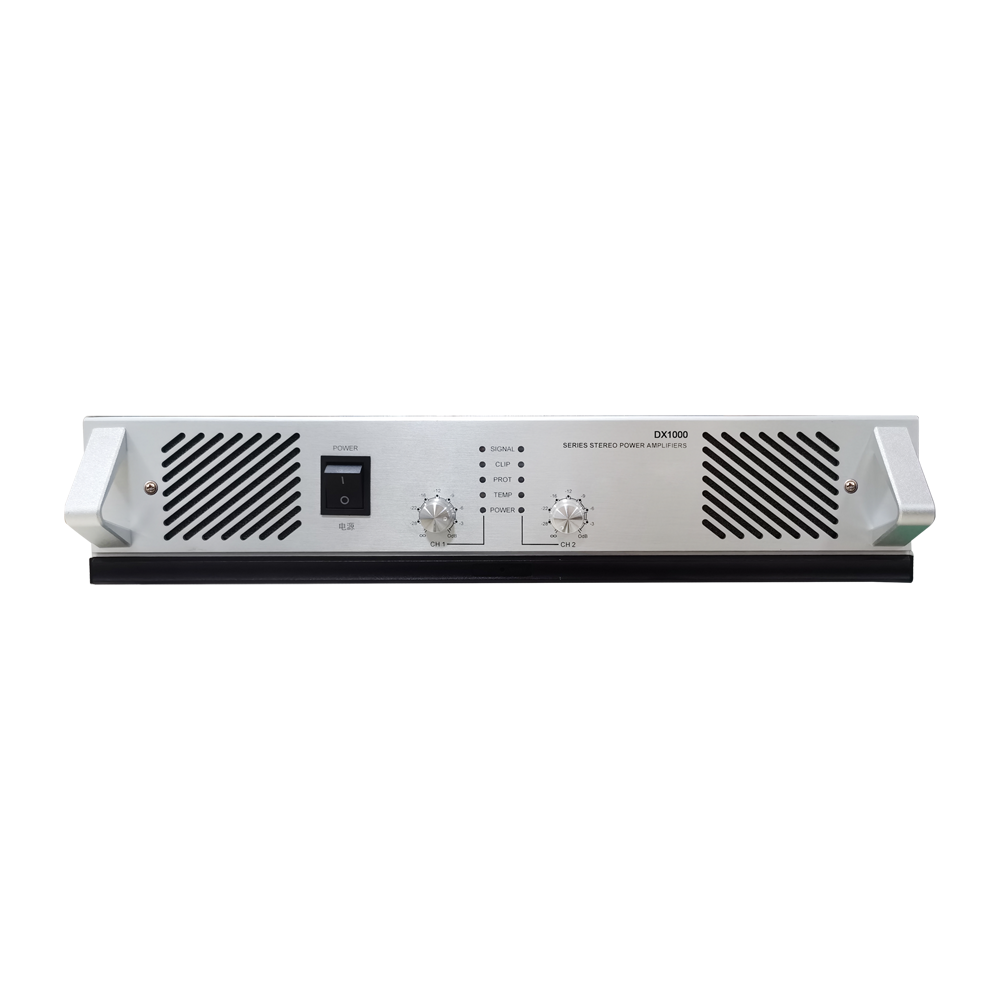 (DSPPA-DX1000) Amplificateur de puissance professionnel DSPPA
 - Faible impédance 4-16 Ω
 - 2x150W @8Ω | 2 canaux | Classe D
 - Entrées XLR et jack 6,35 mm
 - Modes Stéréo | Appairé | Pont - Rack 19" | Protection CC, contre les courts-circuits et thermique