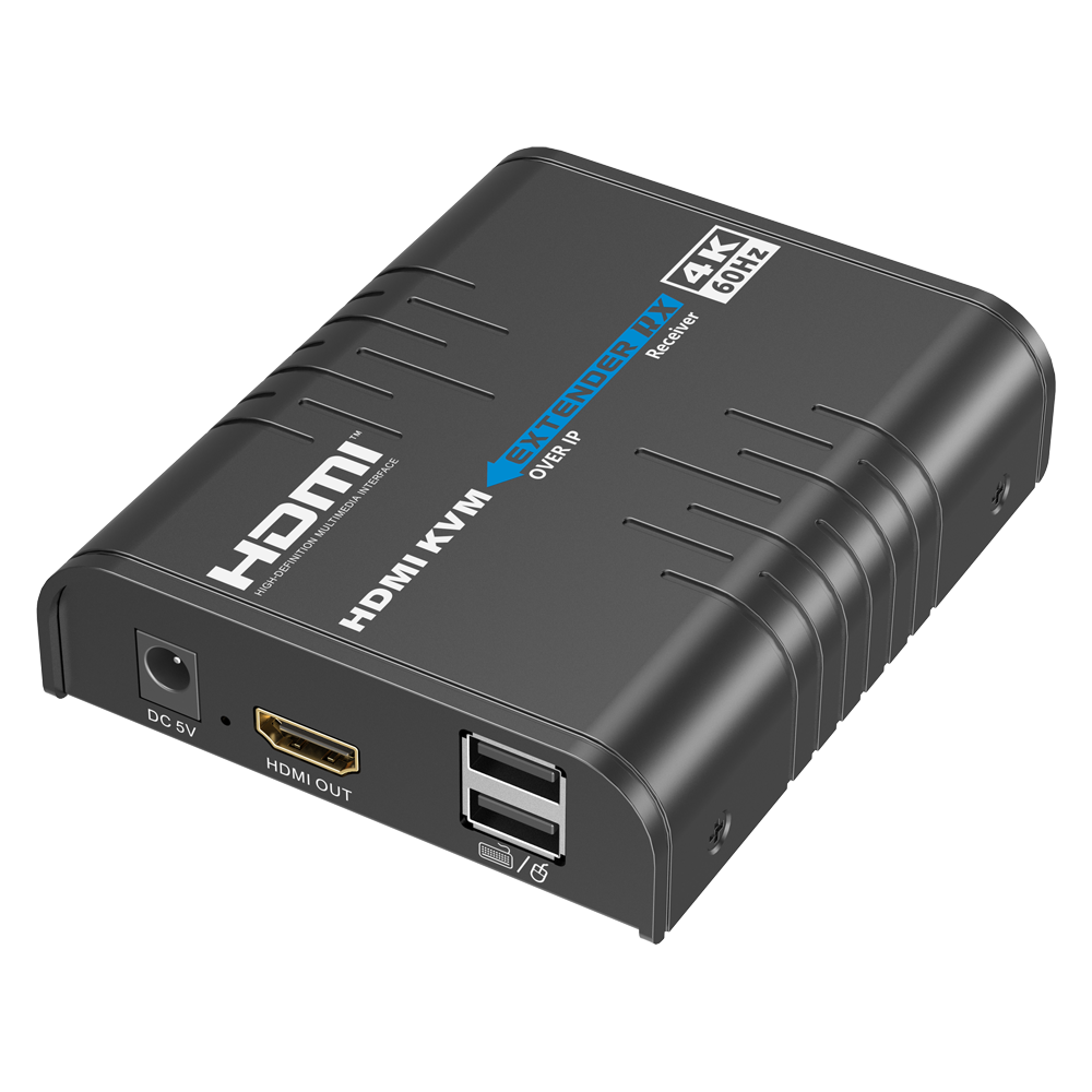 (HDMI-MATRIX-PRO-4K-KVM-L-RX) Matriz de señal HDMI IP - Permite NxM - Resolución 4K - Incluye 1 receptor - Función KVM