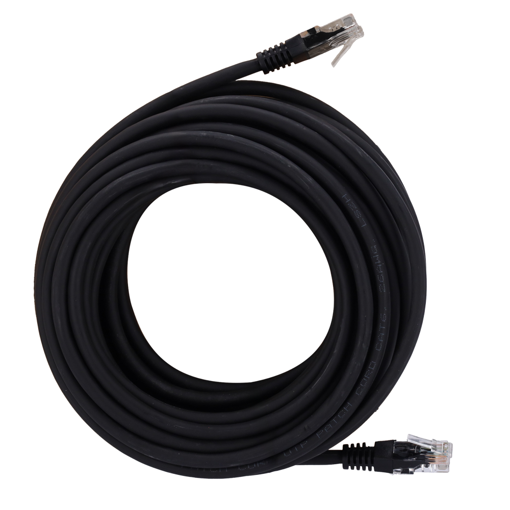 (CON-E21-3M-B) Câble UTP - Ethernet - Connecteurs RJ45 - Catégorie 6 - 3 m - Couleur noir