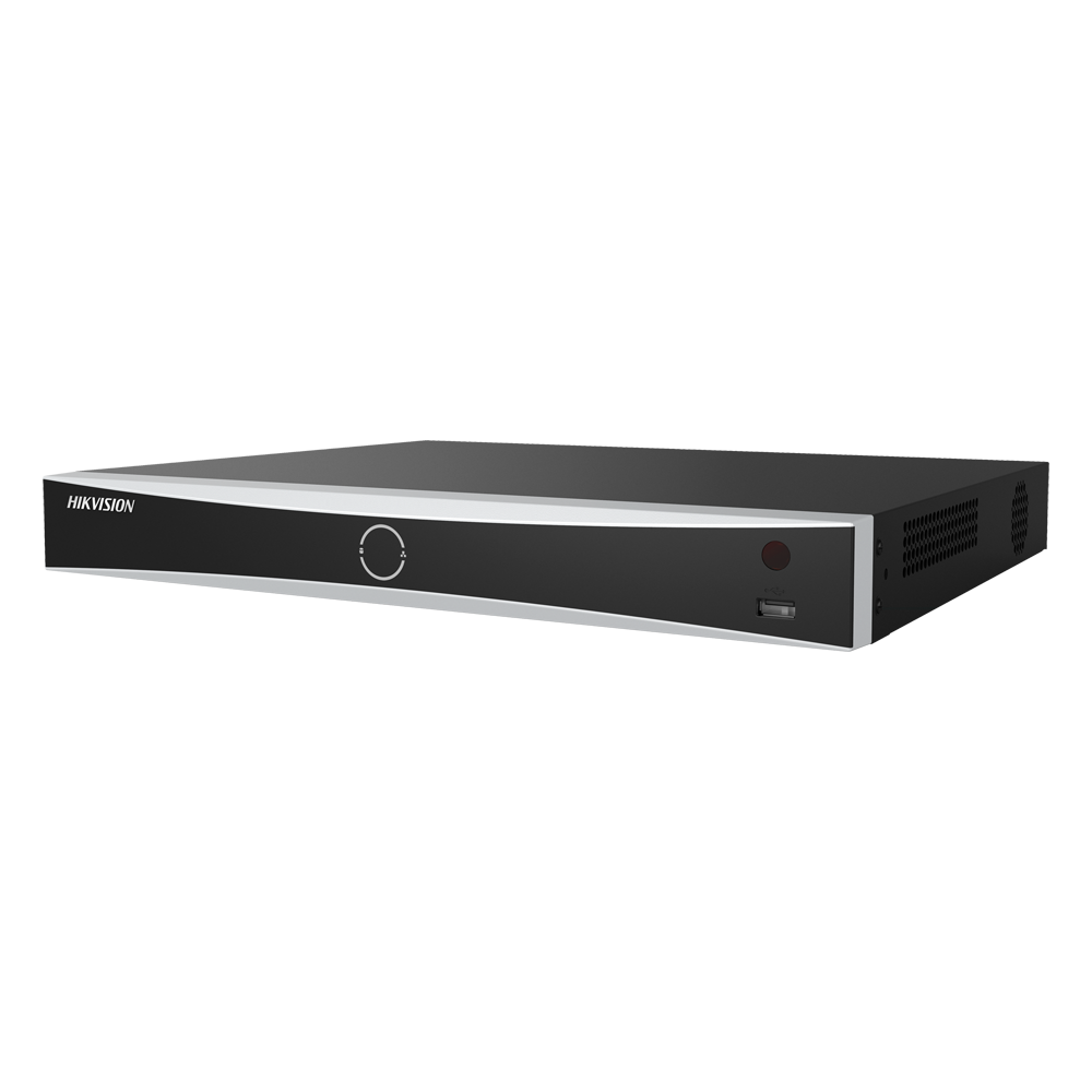 (DS-7632NXI-I2/Vpro) Enregistreur NVR 32 CH IP Gamme PRO Hikvision - Résolution maximale 32Mpx - Bande passante 384 Mbps - Alarmes | AcuSense | Reconnaissance faciale - Prend en charge 2 disques durs | Audio - AcuSeek, recherche textuelle jusqu'à 16CH