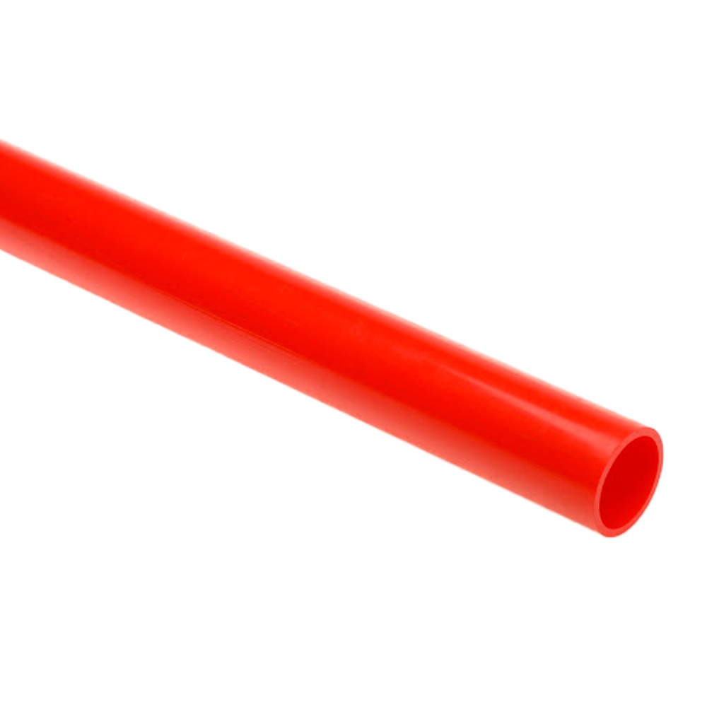 (DW-TU-25) TUBO ABS para Sistemas de Aspiración - Barra de 3m - ABSRED - 25mm de diámetro