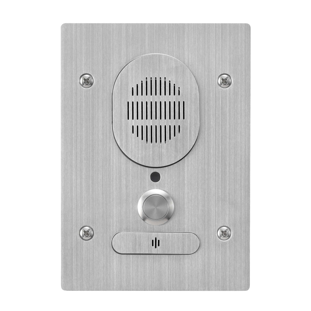 (TOA-N-8640DS) Interfono IP PoE - Audio bidireccional - 1 entrada auxiliar - 4 salidas auxiliares | 1 salida de relé - Apto para exterior IP65 - Necesaria centralita TOA-N-80x0EX