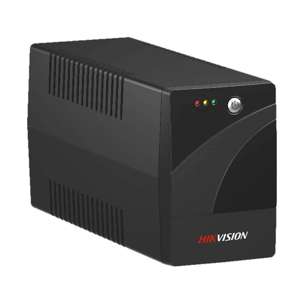(DS-UPS600-R/EU) SAI monofásico line-interactive - Potencia 600VA / 360W - Entrada 162 - 290Vac / Salida 220 - 230Vac - 2x salidas SAI/UPS protegidas - Tiempo de recarga 4-6 h - Batería de plomo-ácido sellada (incluida)