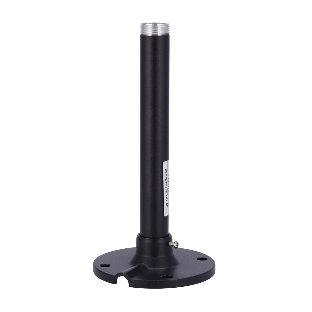 (UV-TR-CM24-IN-BLACK) Soporte de techo - Para domos motorizadas - Apto para uso en exterior - Color negro |  223 mm (Al) x 110 mm (diámetro) - Pasador de cables