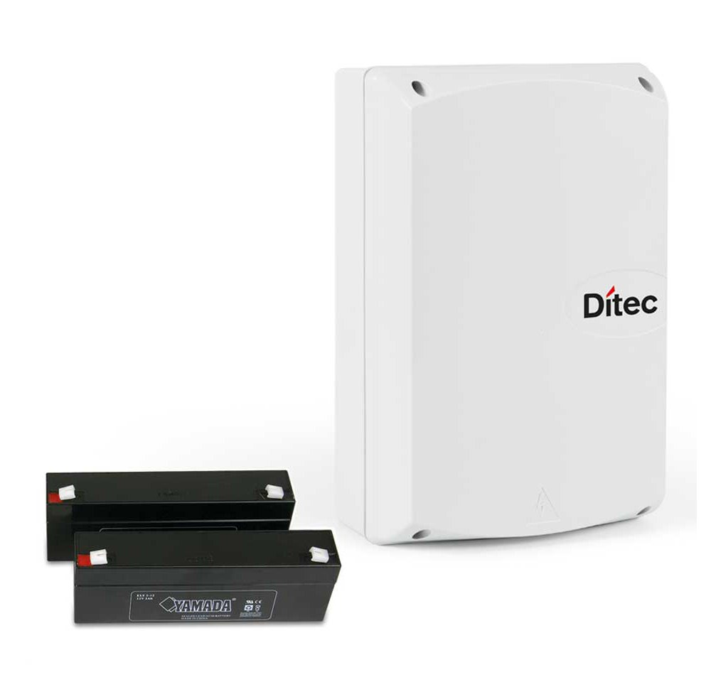 (BBU65) Kit batteries d'urgence avec 2 batteries 6,5Ah et Coffret d'installation IP54