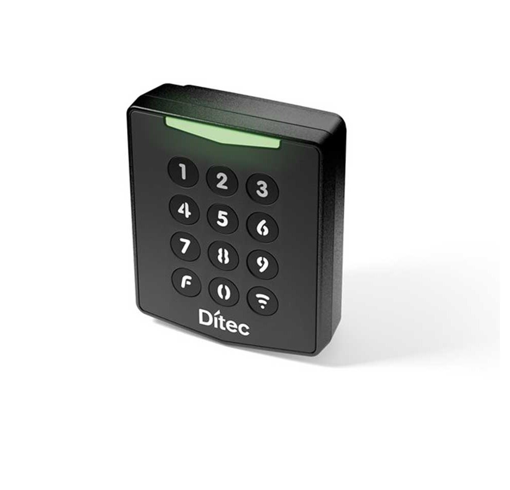 [AXK4] (AXK4) Clavier numérique radio avec 4 codes numériques personnalisables.
Version 433,92 MHz. Alimentation avec batterie 9 V CC ou par connexion à
un coffret de commande électrique 24 V CC. Configuration par touches ou
ZEN Pad. Compatible avec les protocoles radio Ditec: code fixe, code
tournant, crypté en AES 128 bits, mode PROTÉGÉ