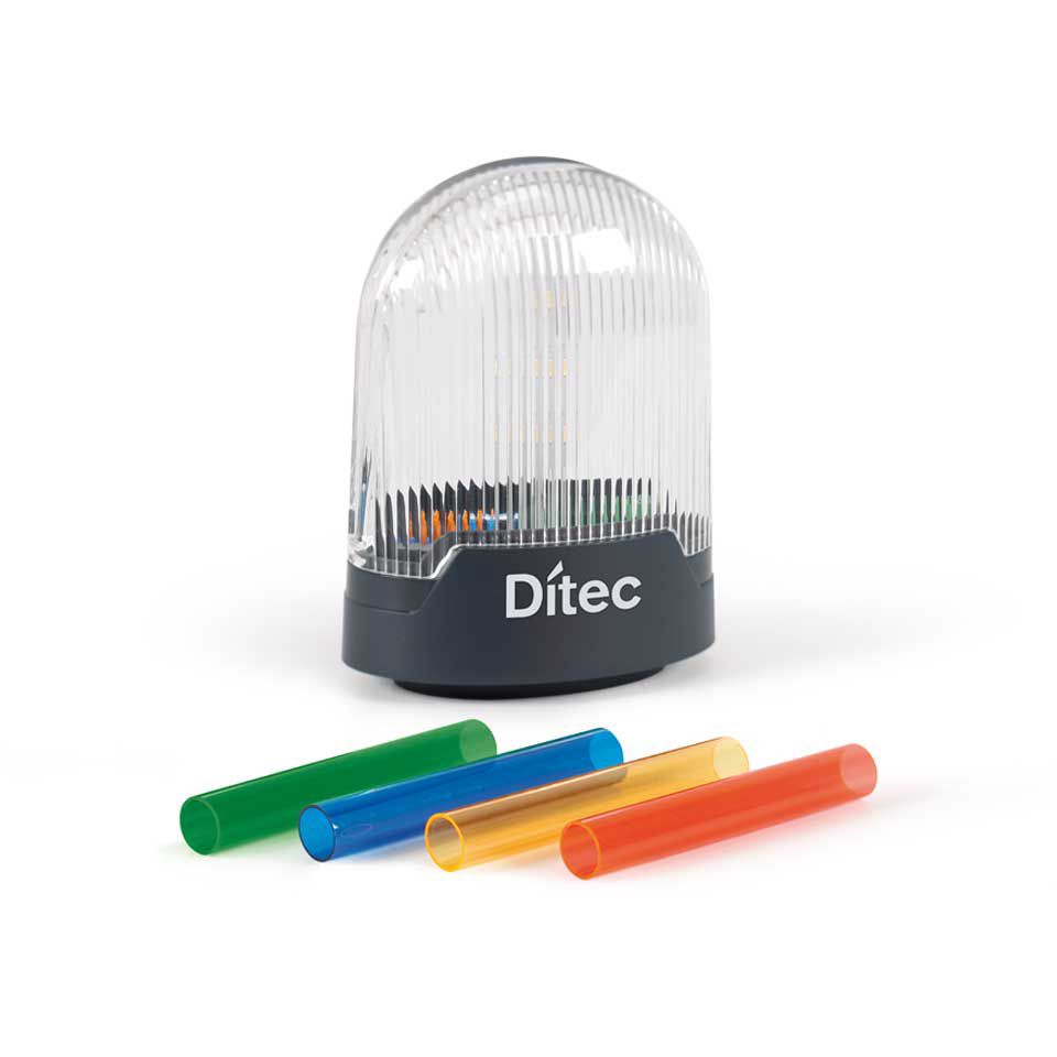 (FL24) Feu 24 V DC, clignotement géré par coffret de commande, protection IP44, lumière multi couleur