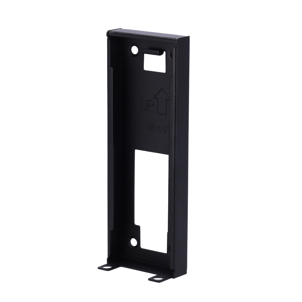 (AK-BR-A08-S) Support pour controle d'accès - Spécifique à Akuvox AK-A08x - Mesures: 140 (H) x 50 (l) x 14 (Prof)  mm - Fabriqué en acier galvanisé - Montage en superficie - Installation simple