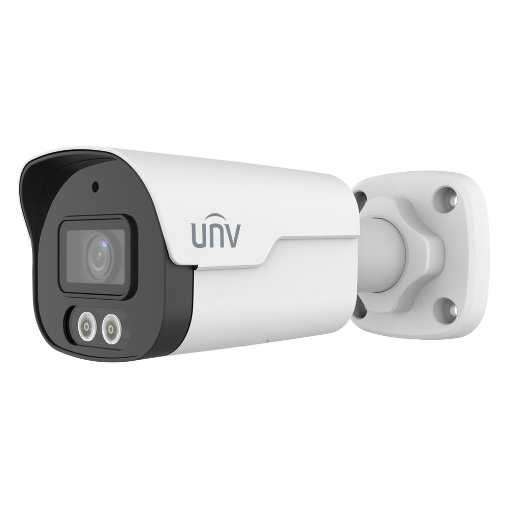 [UV-IPC2124SB-ADF40KM-DL-I1] (UV-IPC2124SB-ADF40KM-DL-I1) Cámara Bullet IP Uniview - Gama Prime - 4 MP | Lente 4 mm | microSD 512 GB - IR 40 m | Luz Blanca 40 m | WDR 120 dB - Wise-ISP | Conteo de personas - PoE | UMD | SIP | IP67  - Reset | Micrófono