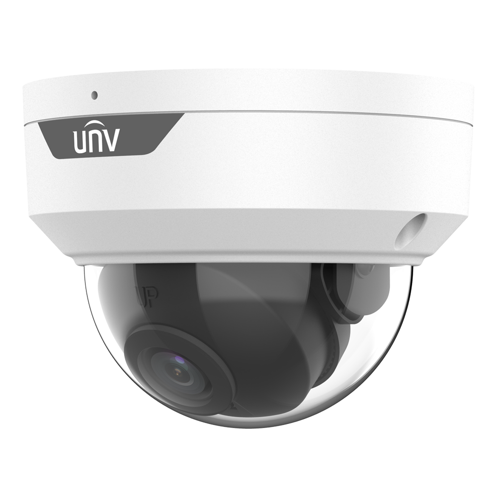 [UV-IPC324LB-ADF28K-H3] (UV-IPC324LB-ADF28K-H3) Caméra dôme IP Uniview - Easy - 4 MP | Objectif 2.8 mm | microSD 512 Go - WDR 120 dB | Microphone - Ultra Motion Detection (UMD) - PoE | UMD | IP67 | IK10 - IR 30 m