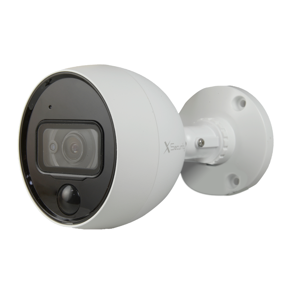 (XS-CV030PIR-4KC-I) Caméra HDCVI X-Security - Gamme IoT Active Deterrence -  - 1/2.8" 8 Megapixel Progressive CMOS - WDR - Objectif 2.8 mm | Rang PIR 10 m - IR LEDs Portée 20 m