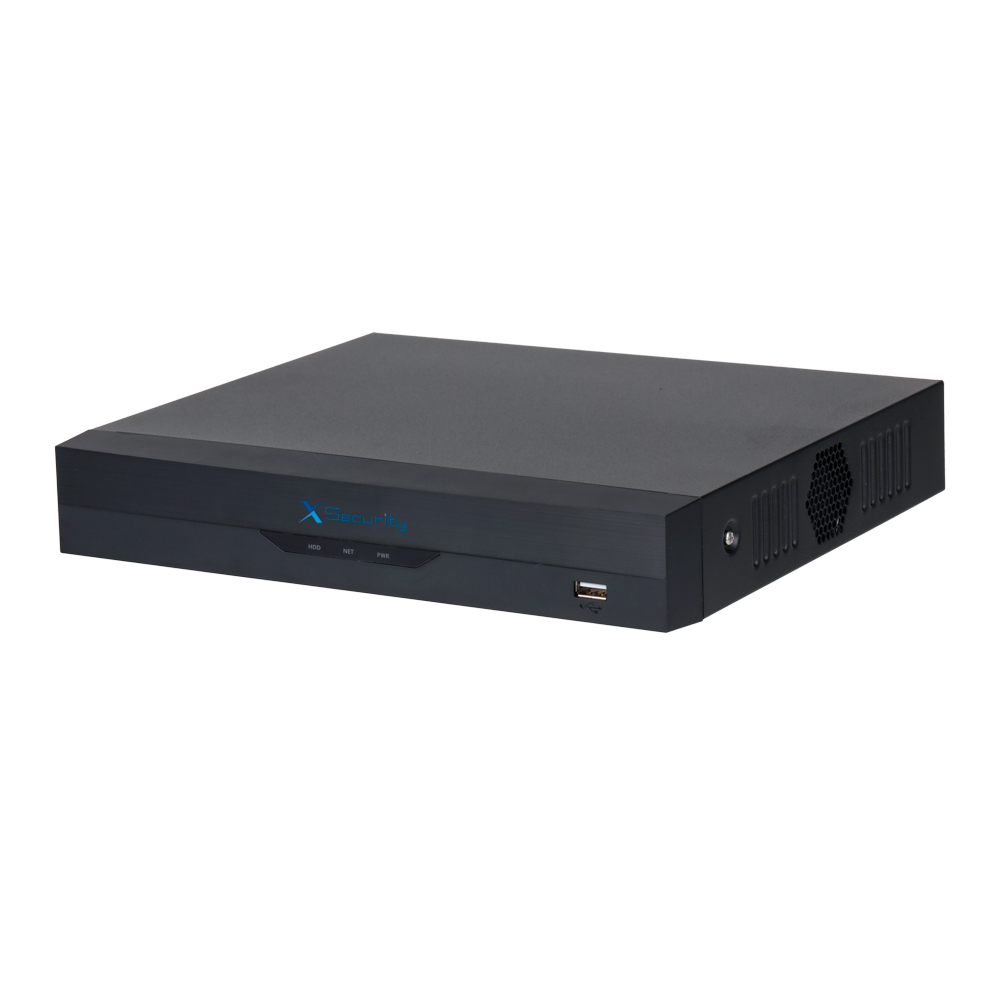 (XS-XVR6108T-WIZ) Enregistreur5n1 X-Security - 8 CH analogiques (5 Mpx) / 8+4 CH IP (6 Mpx) - Audio sur coaxial - HDMI | VGA | Emplacement pour 1 HDD - AcuPick | Reconnaissance faciale | SMD Plus - WizSense | Protection périmétrique