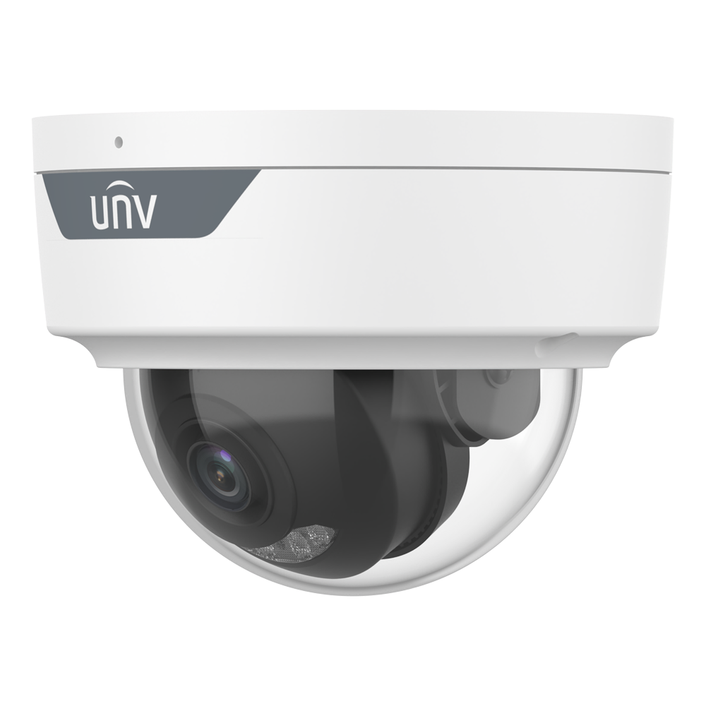 [UV-IPC328SB-ADF28KM-DL-I1] (UV-IPC328SB-ADF28KM-DL-I1) Caméra dôme IP Uniview - Gamme Prime - 8 MP | Objectif 2.8 mm | microSD 512 Go - IR 30m | Lumière blanche 30 m | WDR 120 dB  - Wise-ISP | Analyse statistique - PoE | SIP | UMD | IP67 | IK10 - Audio | Alarmes