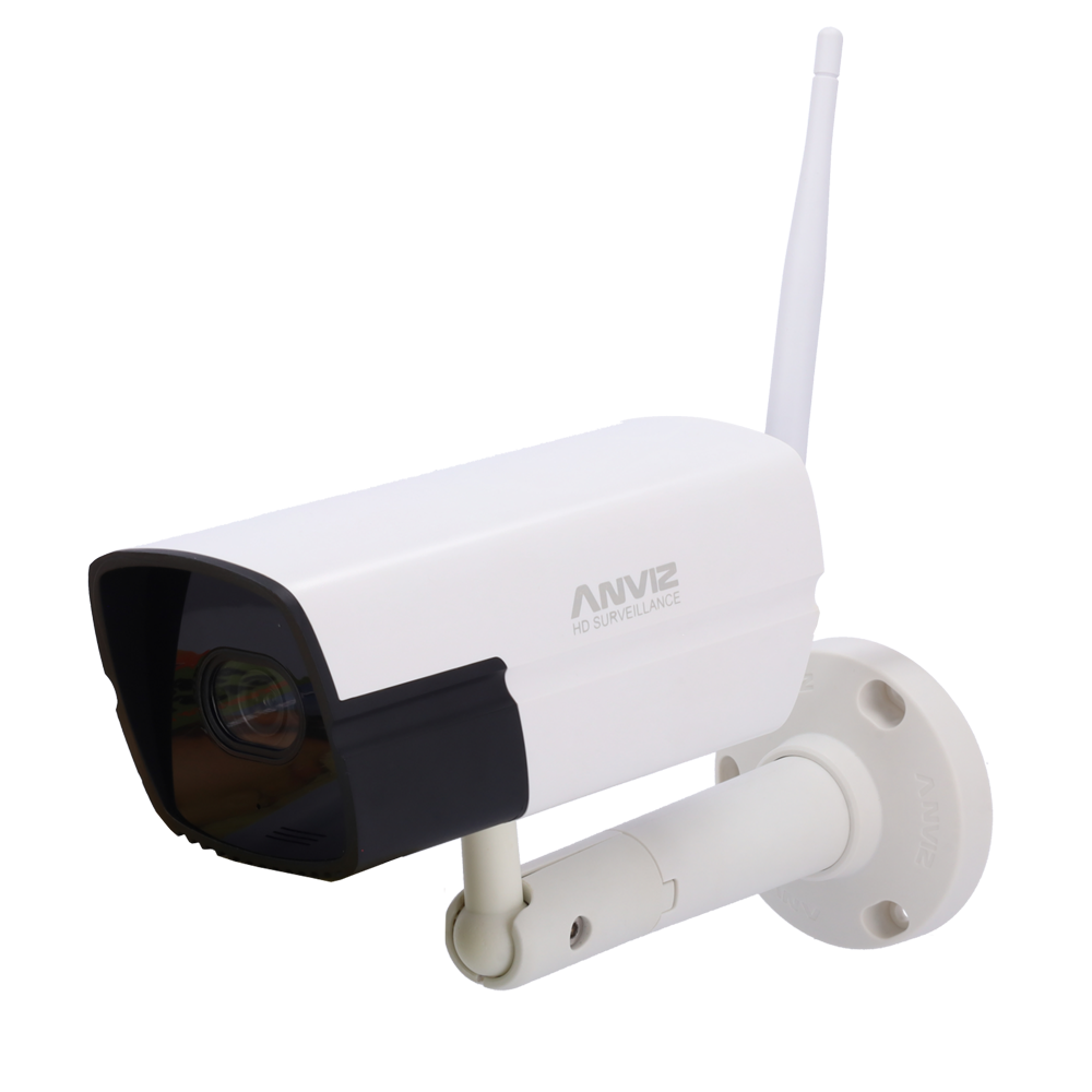 (ANVIZ-iCam-B25W) Cámara Bullet WiFi ONVIF - Resolución 5 Mpx (2560x1920) - Lente 4 mm | IR 20m - Micrófono Integrado. Compatible con ONVIF - AI: Clasificación de humano y vehículo - PoE (IEEE802.3af) | Grado de protección IP66