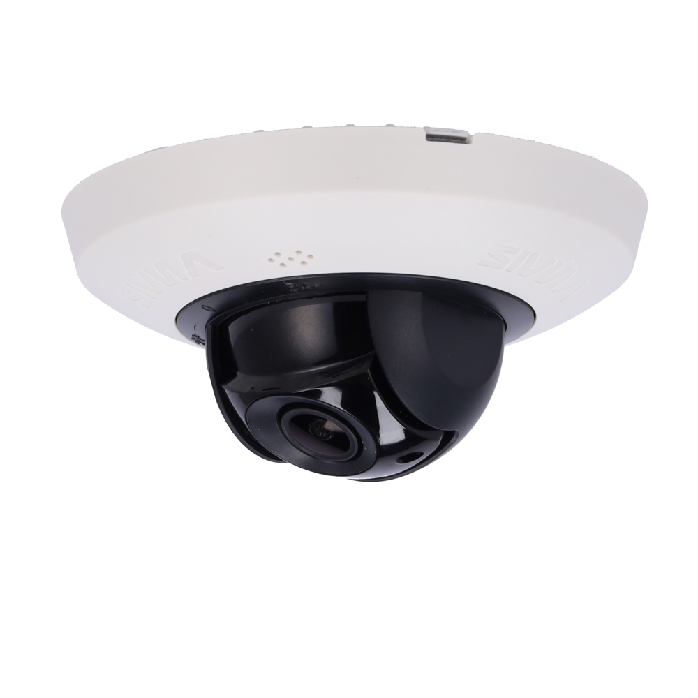 (ANVIZ-iCam-D25) Caméra Dôme IP - Résolution 5 Mpx (2880x1620) [%VAR%] - Objectif 2.8 mm | IR 10m. Compatible avec ONVIF. - Microphone et haut-parleur intégrés - IA: Classification des personnes et des véhicules - PoE (IEEE802.3af)