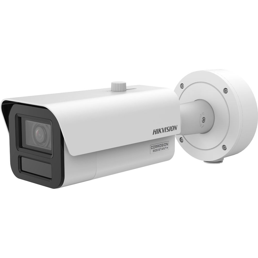 (iDS-2CD7A46G2/P-IZHSY(2.8-12mm)) Caméra Bullet IP gamme SOLUTIONS Hikvision - Résolution 4 Mpx (2688x1520) 100 fps - Objectif 2.8~12mm | MD2.0 | AcuSense | AcuSeek - Alarme | Audio | 5 flux | Gestion du parking - IR 60 m | Détection des véhicules et du trafic - MicroSD | IP67 | IK10 |  résistant à la corrosion NEMA 4X