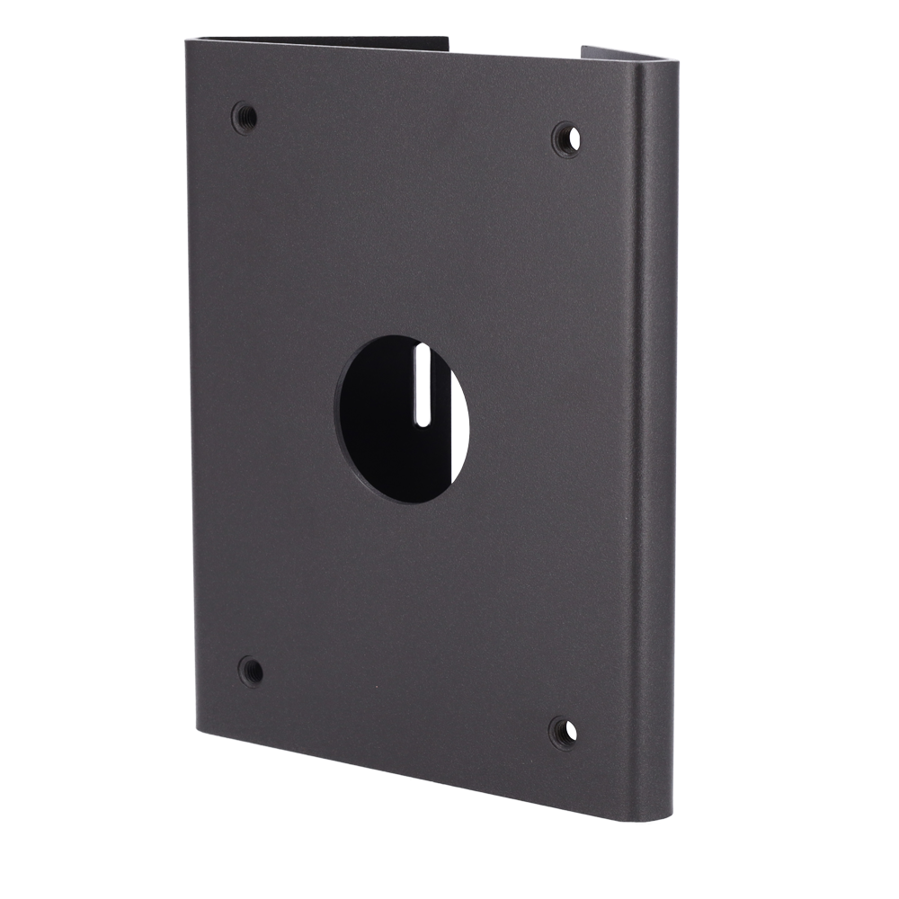 (UV-TR-UP08-A-IN-GD) Support de poteau - Pour les caméras PTZ d'UNIVIEW - Adapté pour une utilisation extérieure - Couleur Gris - Passage de câble - 215 mm (H) x 175 (L) x 60 (Pr) mm