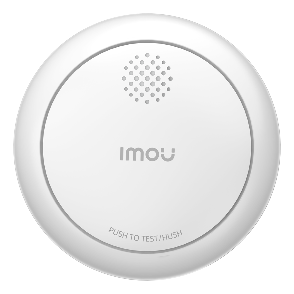 [ZSM1-EU-IMOU] (ZSM1-EU-IMOU) Detector de humo IMOU - Sirena 85 dB incorporada - Protocolo Zigbee / Requiere Hub (incluido) - Multi-area Linked Alarm - Duración de batería 5 años - Certificado EN 14604