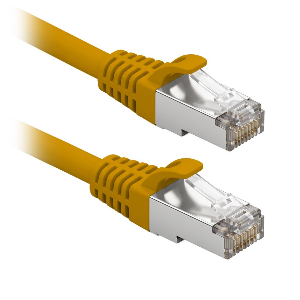 (FUTP6-30O) Cable F/UTP de parcheo - Ethernet - Conectores RJ45 - Categoría 6 - 30 m - Color naranja