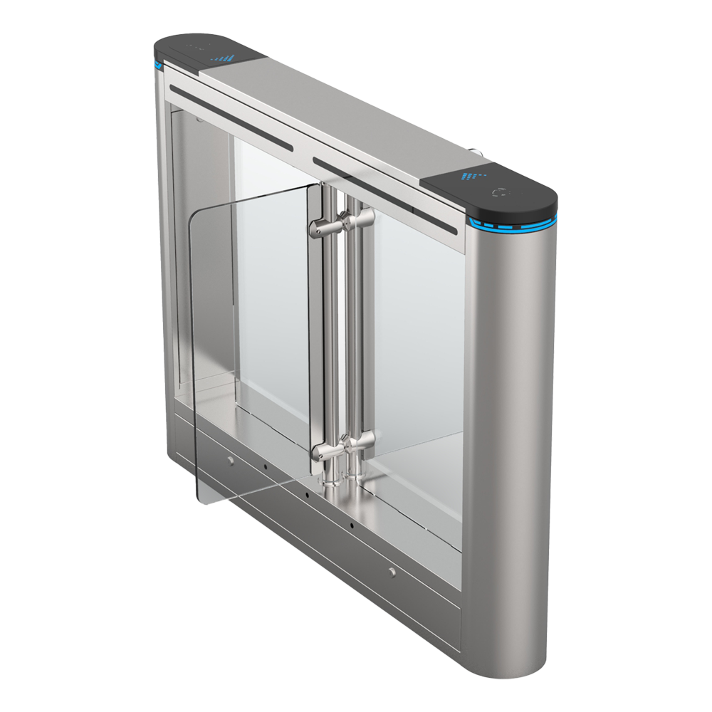 (TS-SGATE801-M-600) Tourniquet d'accès bidirectionnel double - Portillon avec barrière acrylique pliante - Horaires, alarmes et modes d'ouverture - Largeur de passage 600 mm | 5.000.000 cycles - En acier inoxydable SUS304 - Ajoute des couloirs d'accès à TS-SGATE801-600
